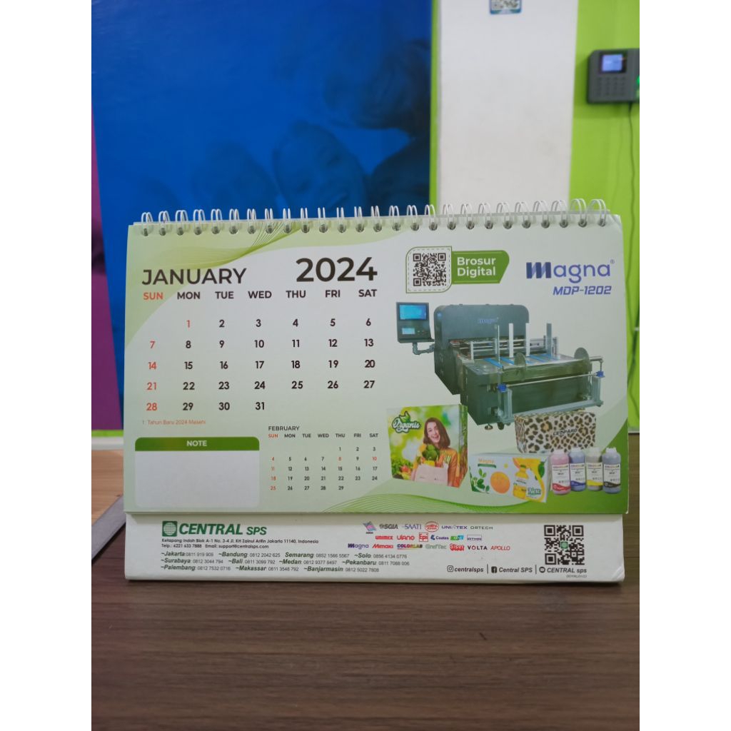 

Kalender Duduk Custome
