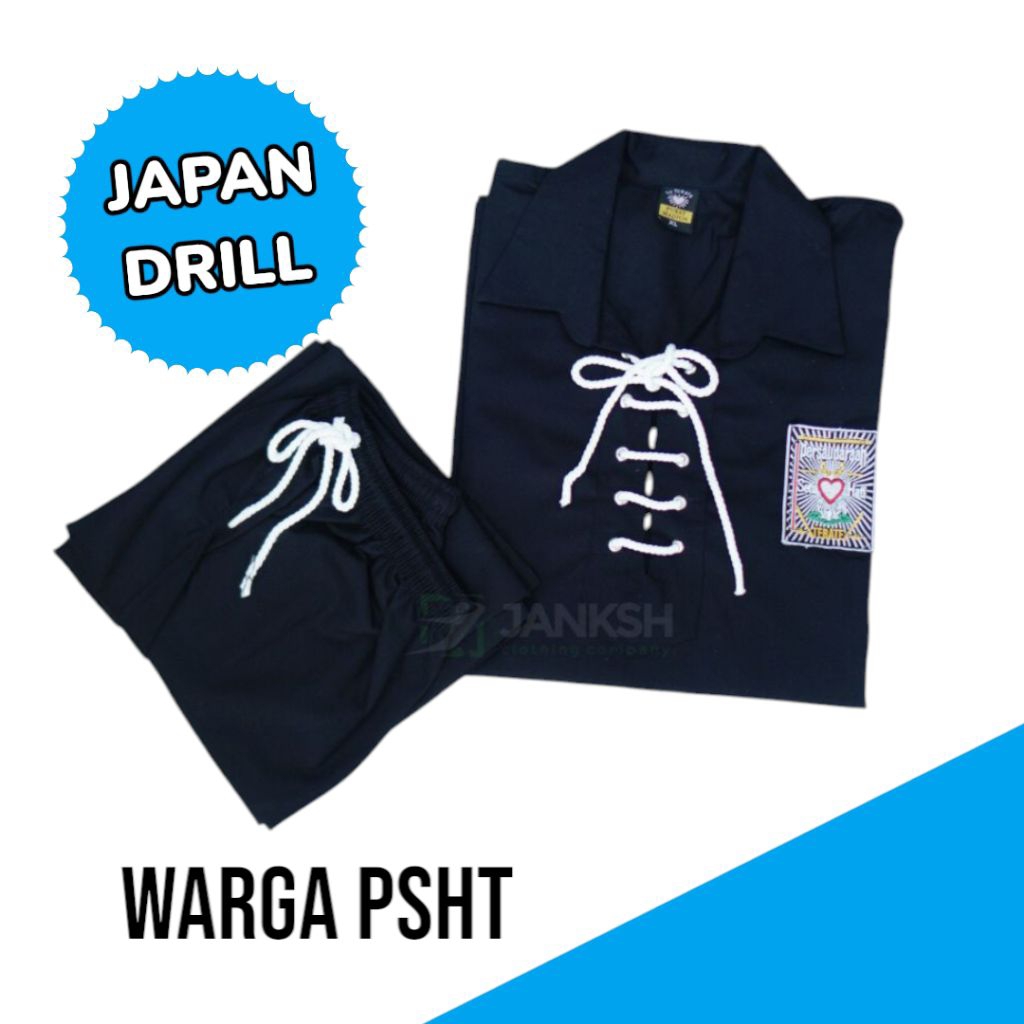 SAKRAL WARGA PSHT JAPAN DRIL / SERAGAM PENCAK SILAT PSHT JAPAN DRILL SAKRAL PSHT