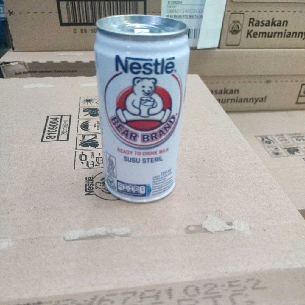 

susu steril kaleng 189ml/dus