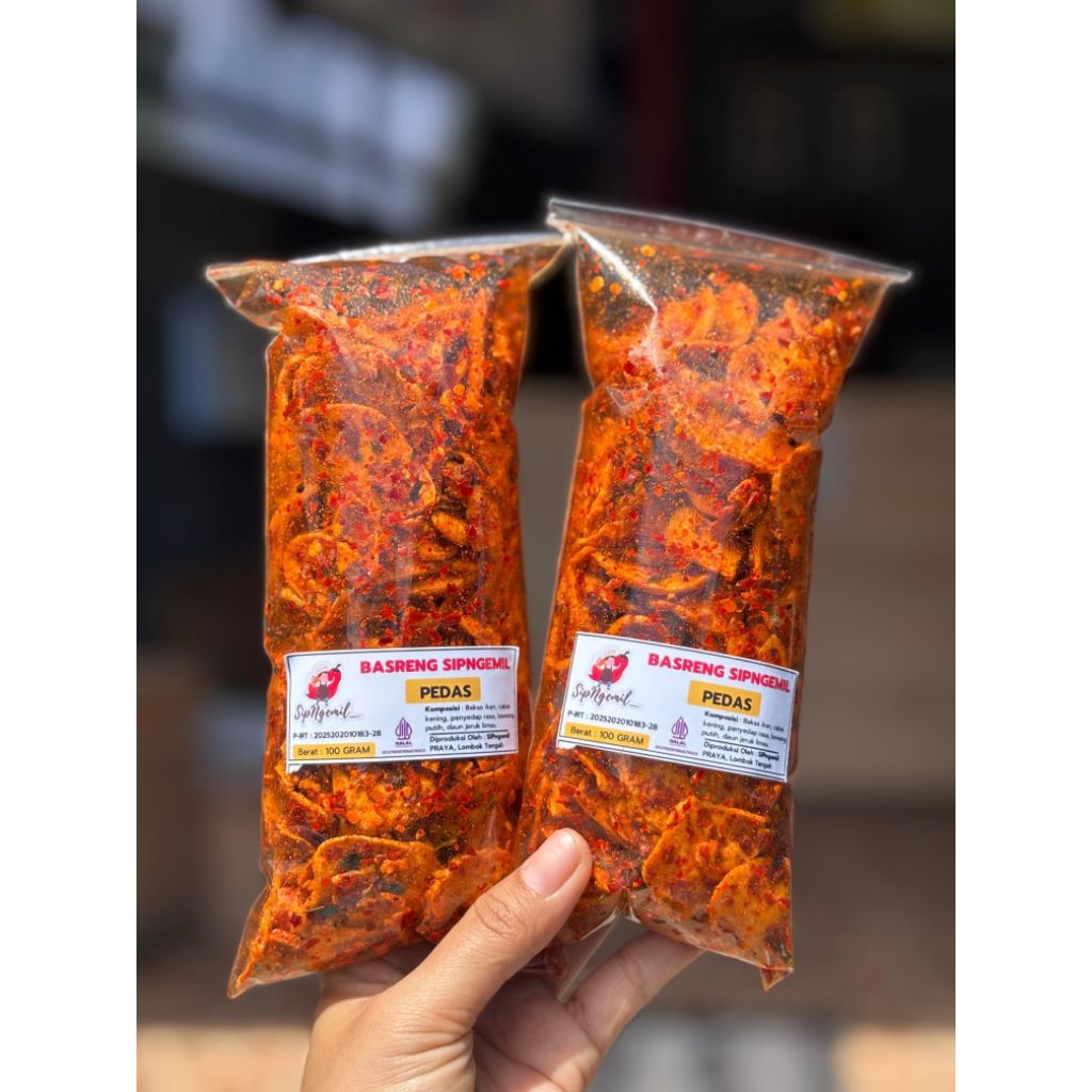 

BASRENG SIP NGEMIL KHAS LOMBOK (PEDAS) KEMASAN 100g