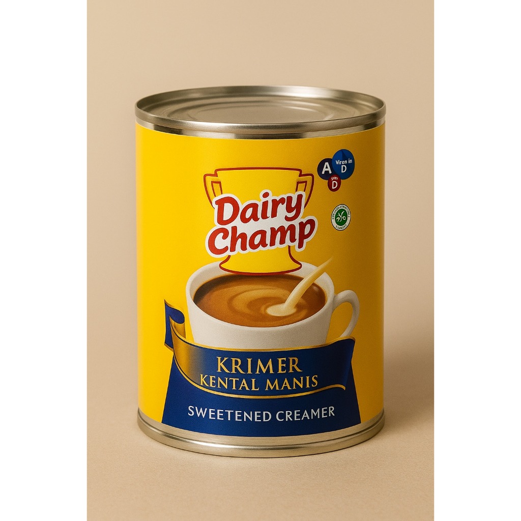 

Susu DAIRY CHAMP SKM Susu Kental Manis 480 Gram / Susu Kental Manis Dairy Champ