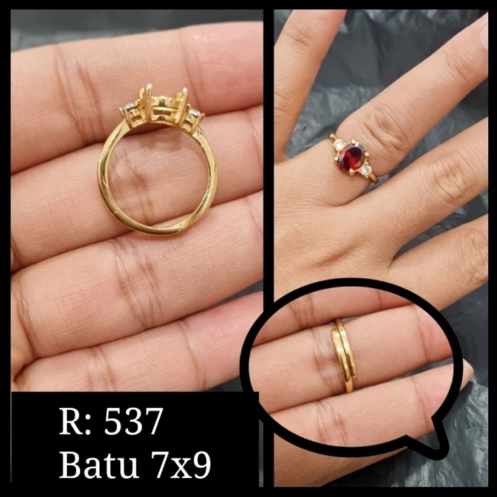 Ikat ring emban perunggu model eropa