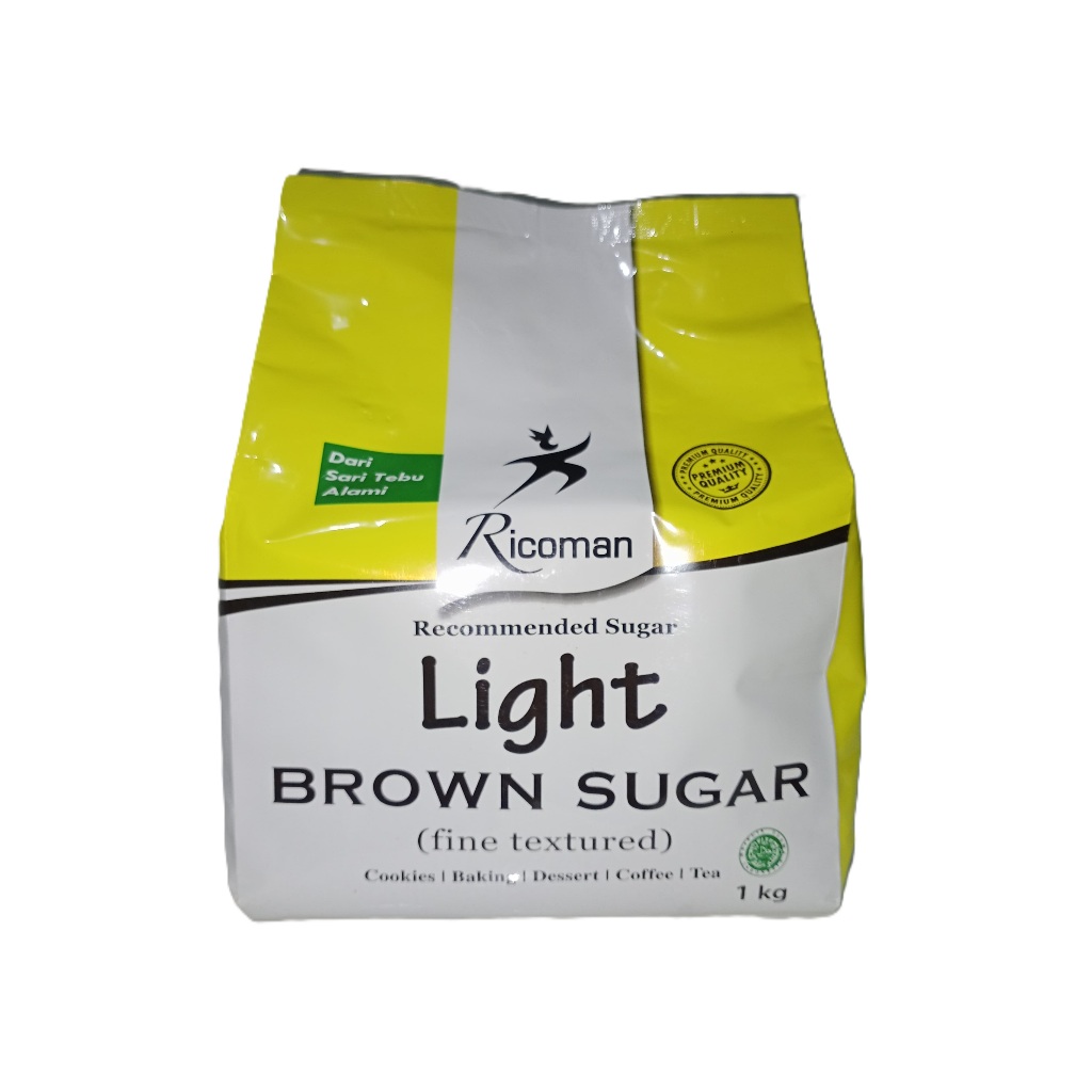 

Ricoman LIGHT Brown Sugar 1KG Pouch
