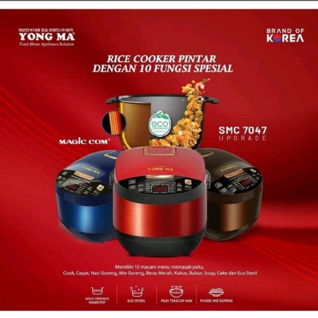 Yongma SMC7047N Magic Com 2L Digital Eco Ceramic