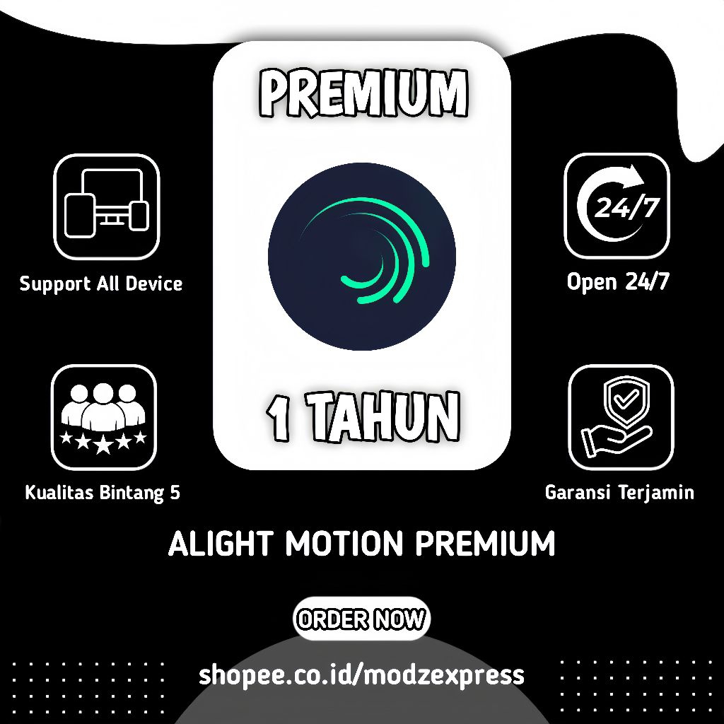 ALIGHT MOTION FULL GARANSI 1 TAHUN PRIVATE TERMURAH
