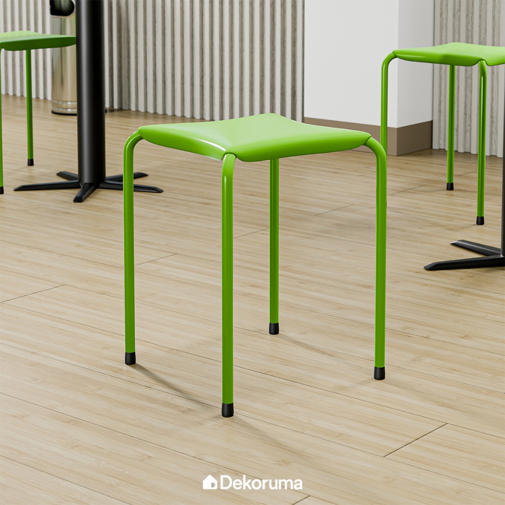Dekoruma KLEIN Bangku Plastik Serbaguna / Multipurpose Stool / Kursi Cafe dan Taman / Tempat Duduk S