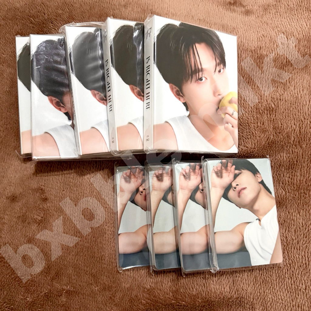 seventeen dino, hoshi & woozi dear ver booklet + binder set