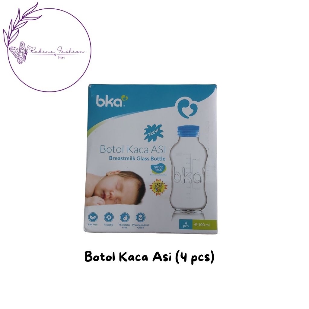 BKA Botol Kaca Asi/Penyimpan Asi/Botol Asi/Pumping Asi (Preloved)