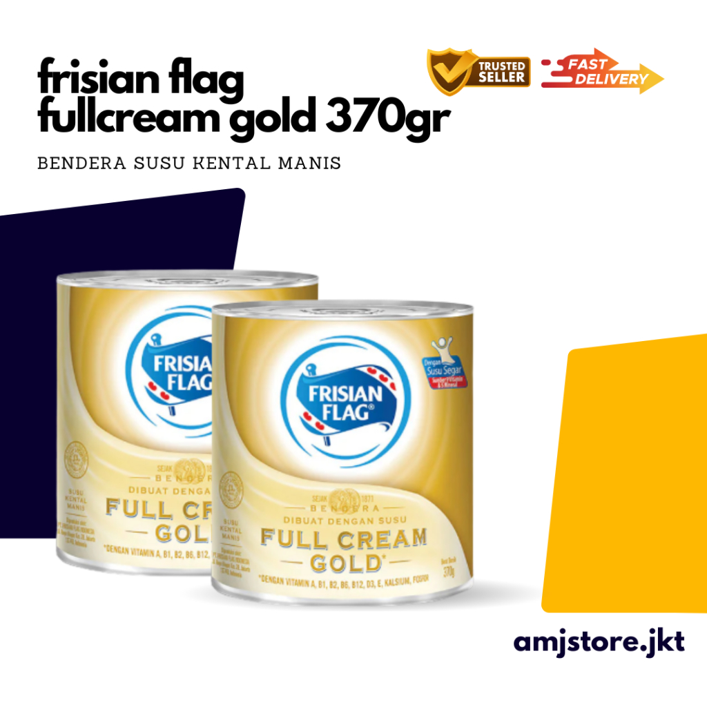 

FRISIAN FLAG GOLD SUSU KENTAL MANIS PUTIH KLG 370g