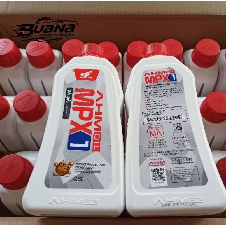 Oli Honda Mpx 1 800ml Oli Mpx1 AHM 0.8L Non Barcode ( 1 DUS )