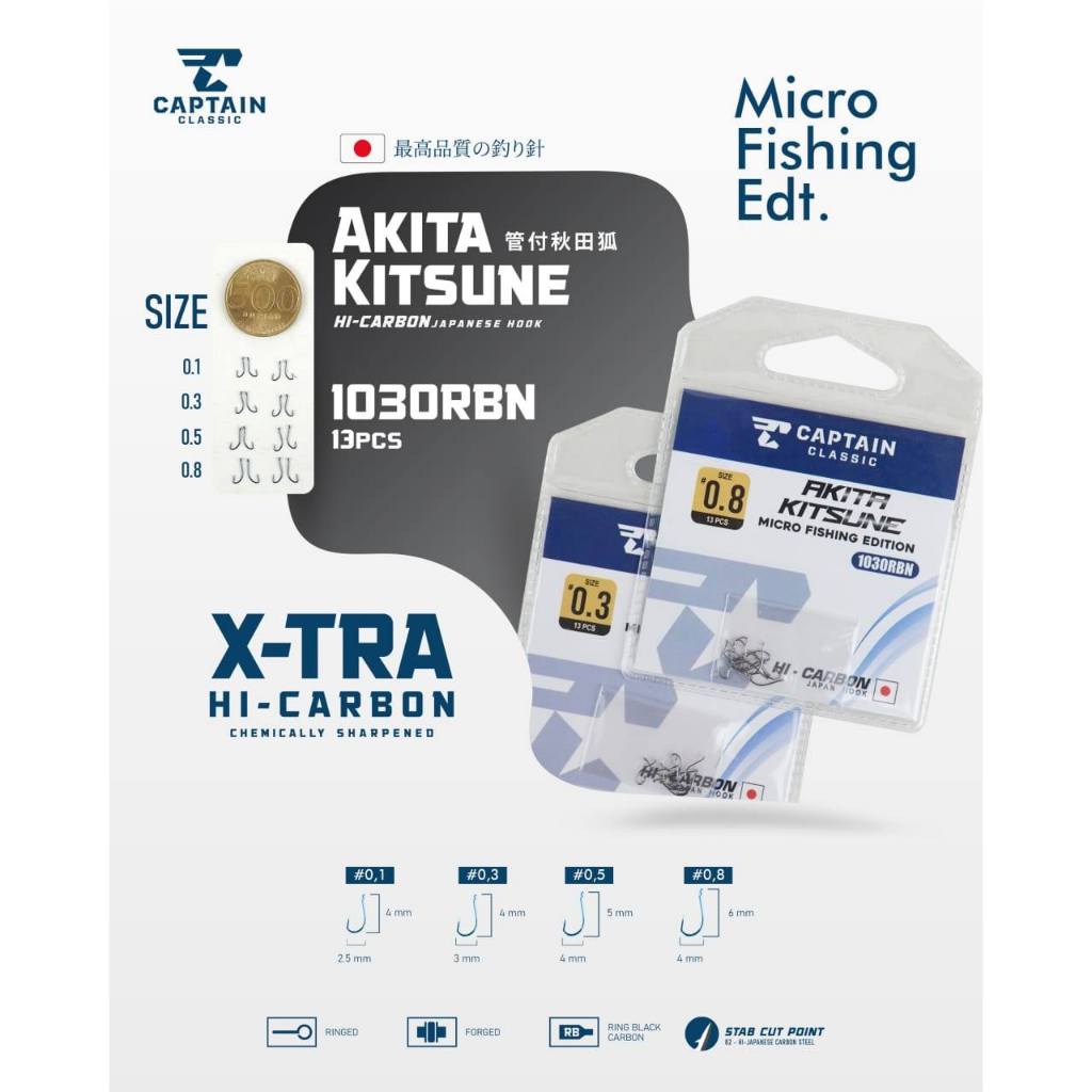 MATA KAIL CAPTAIN AKITA KITSUNE 1030RBN (LUBANG)