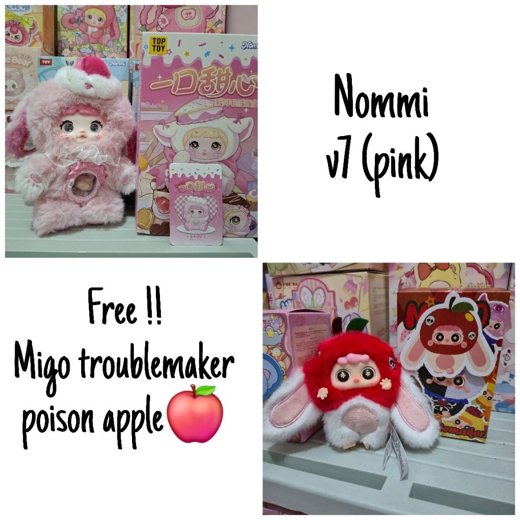 Nommi v7 (pink) bd (Free Migo troublemaker poison apple )