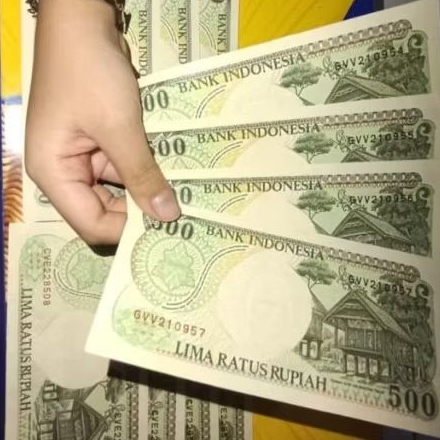 Uang Kuno 500 rupiah Edisi Nomor Berseri
