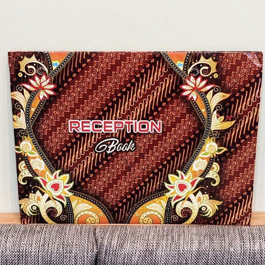 

Reception Book / Buku Penerima Terima Tamu / Buku Tamu