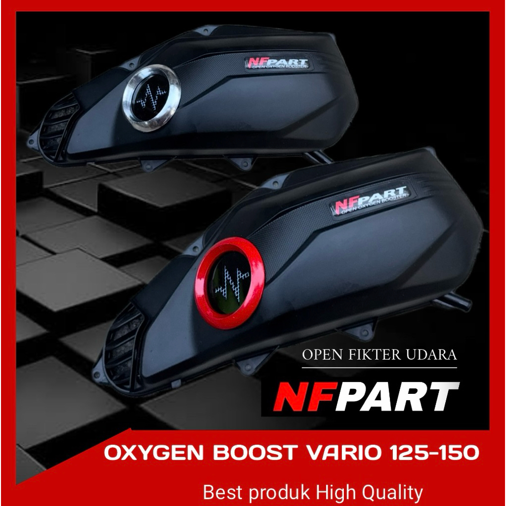 CORONG UDARA TUTUP FILTER VARIO 150 k59 CORONG DONAT▪️ PNP VARIO 125-150 CC NF PART ORIGINAL AKRILIK