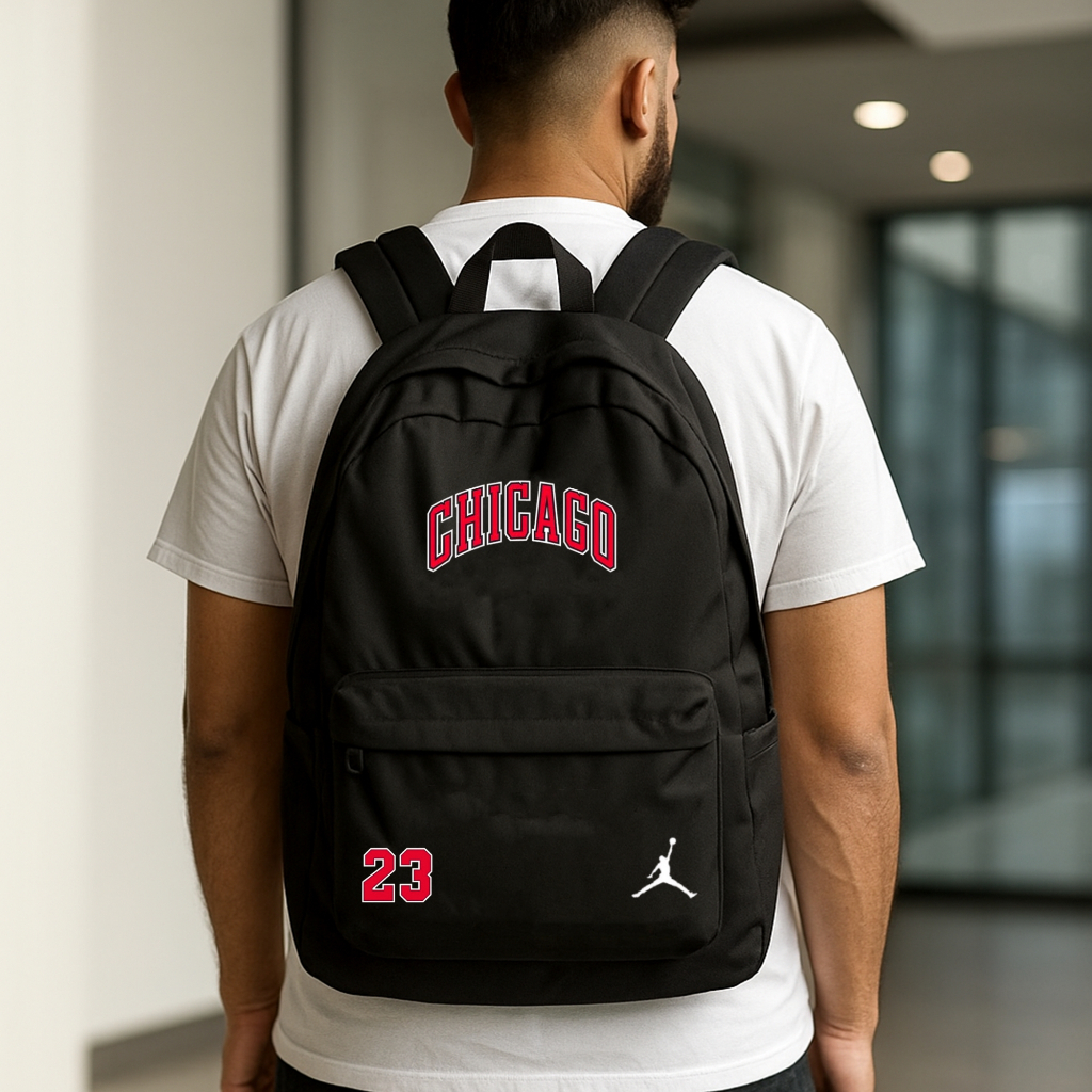 Tas Ransel Pria Hitam Simpel Motif Basket Keren - Backapck Terbaru Buat Sekolah Daily