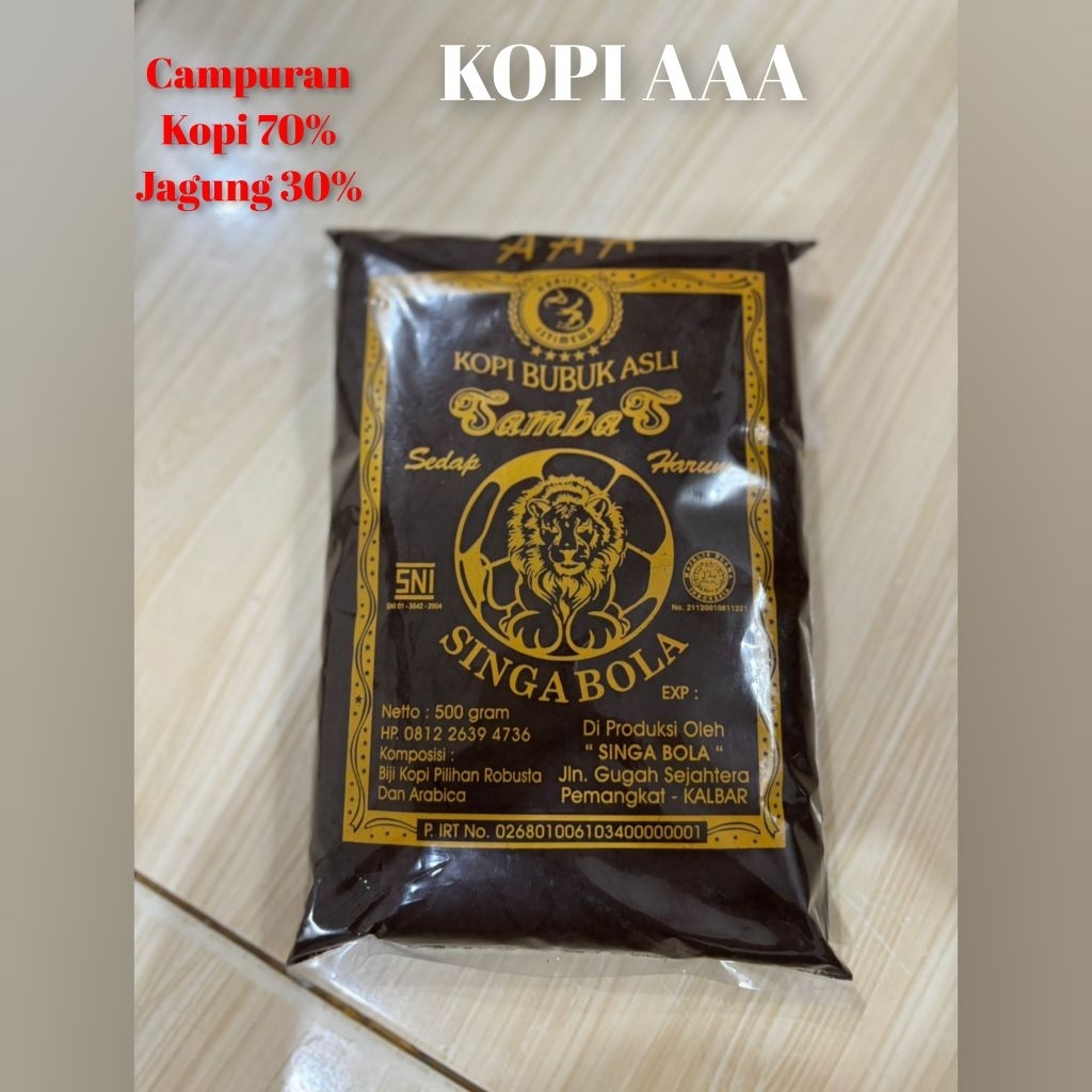 

kopi bubuk Hitam murni Halal