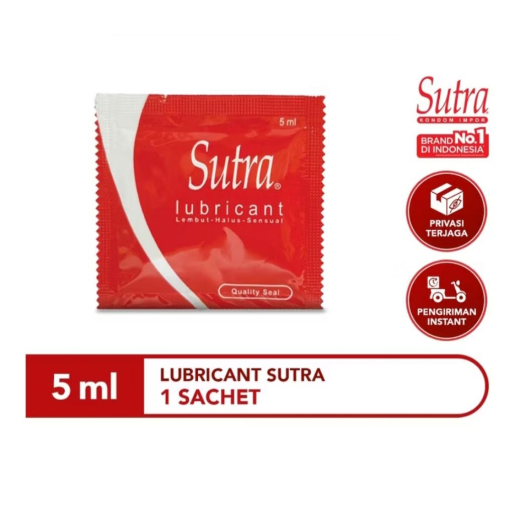 Mahkota - Sutra lubricant sachet isi 5ml pelicin pelumas kemasan saset