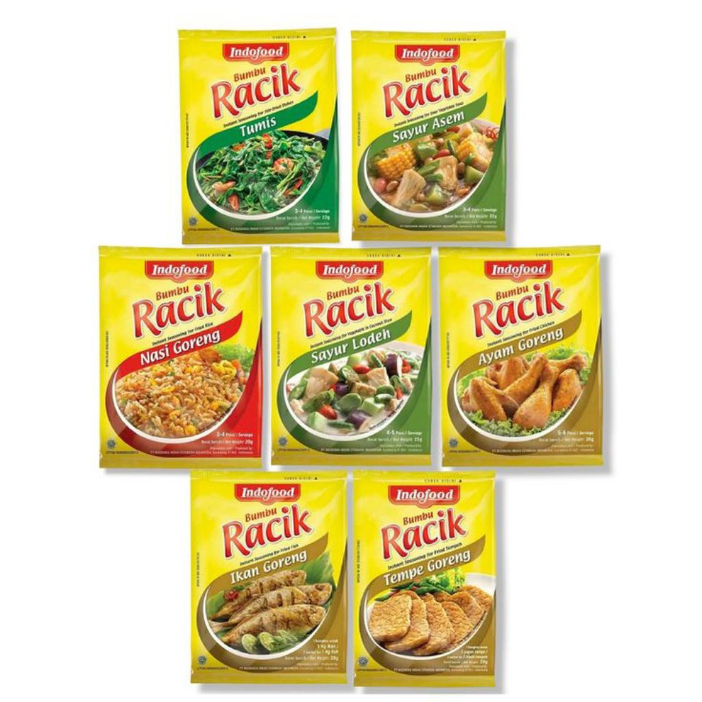 

Indofood Racik Bumbu 1 bks Berbagai Pilihan Varian