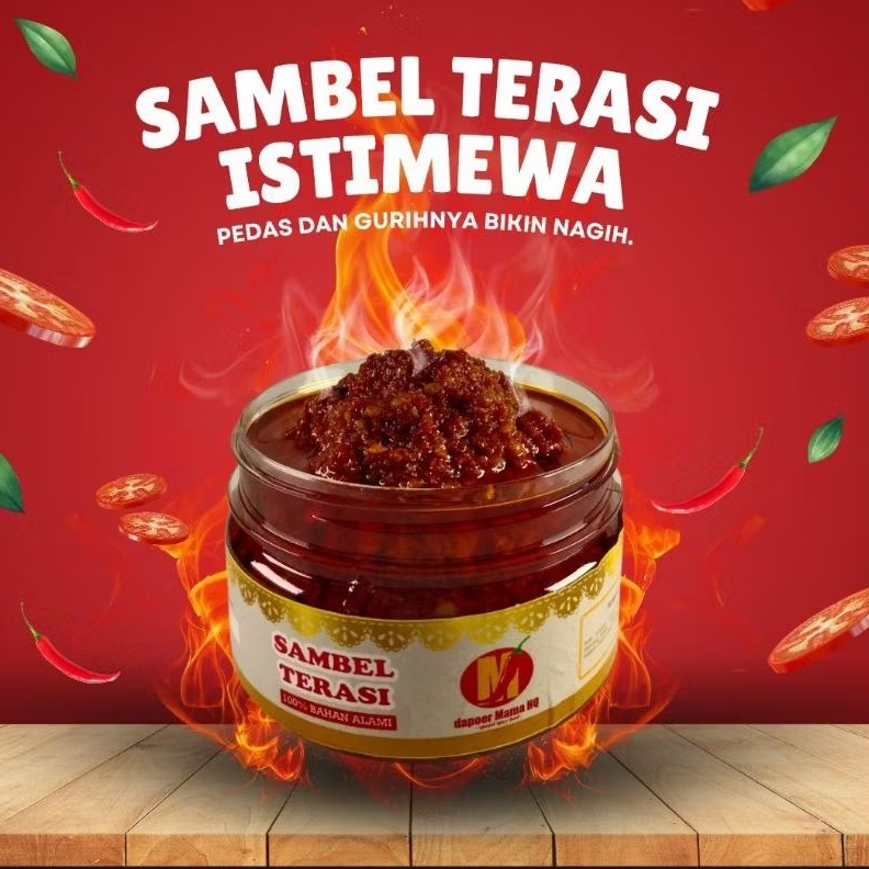 

dapoer Mama HQ ~ Sambal Terasi 200 gr