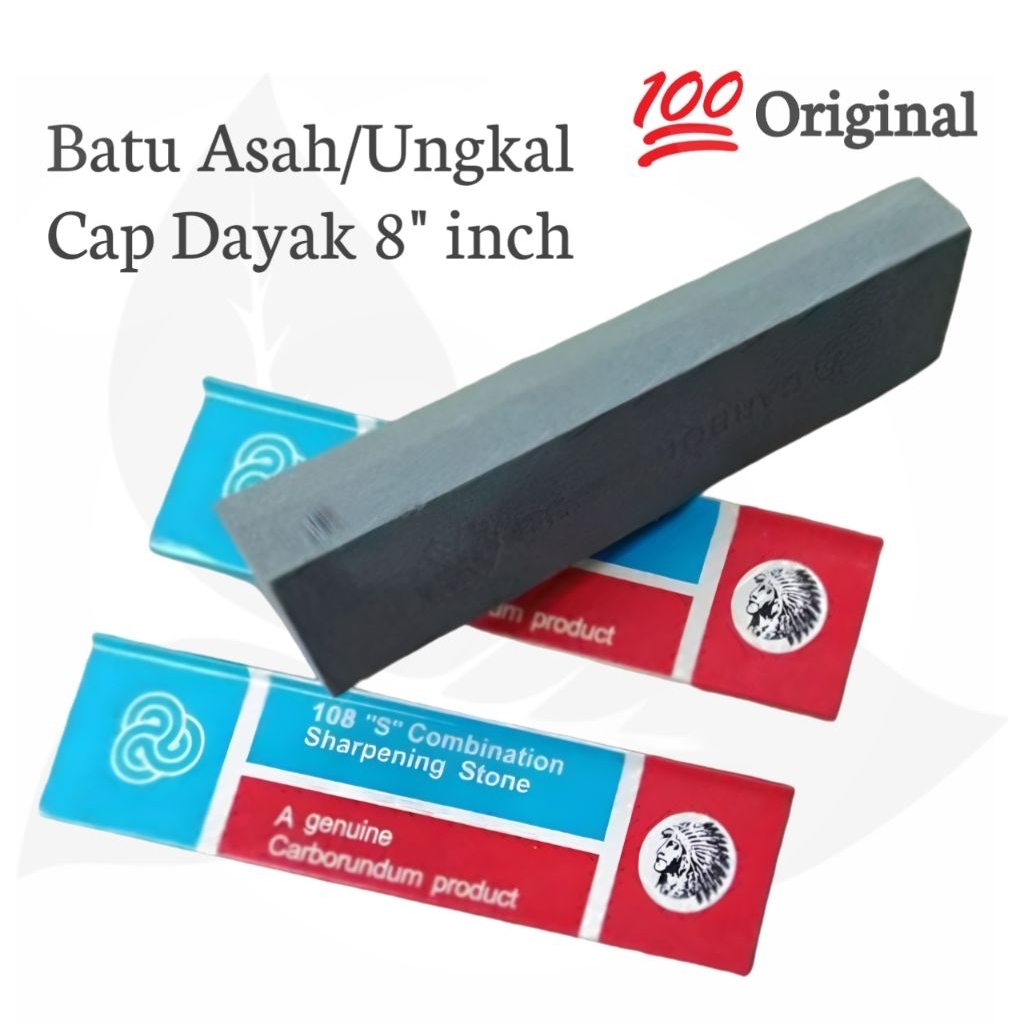 Batu Asah Pisau Dapur Ungkal Arit Cap Dayak Oroginal
