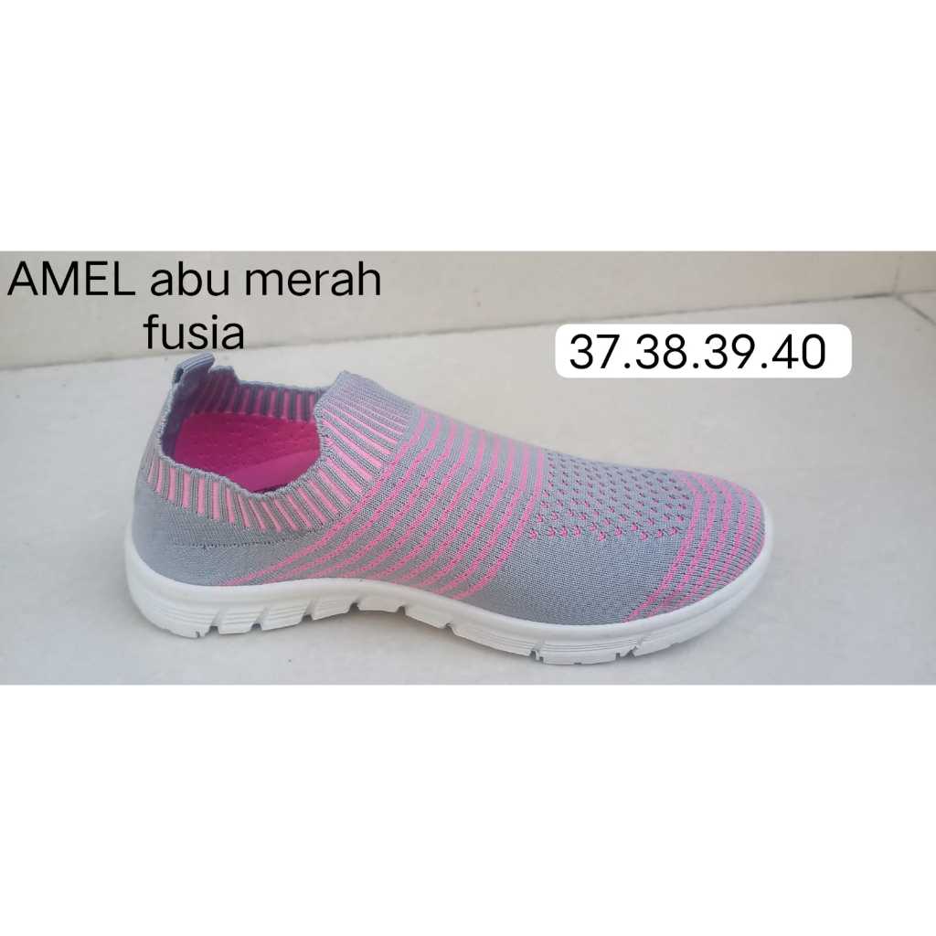 Sepatu NEW ERA AMEL Size 37-40 - Sepatu Slip On Wanita / Sepatu New Era Wanita