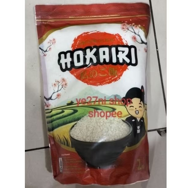 

Hokairi Japonica Rice beras jepang 2kg