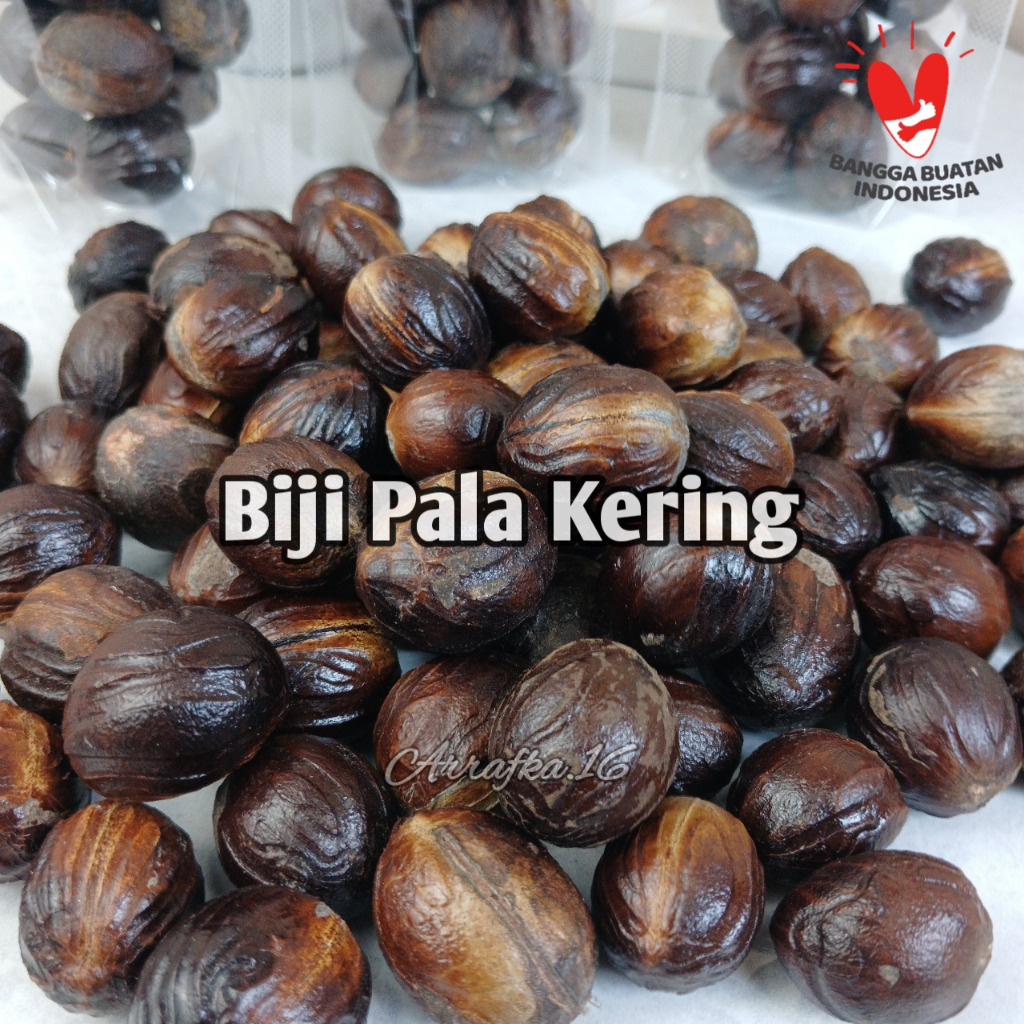 

Biji Pala Kering 100gr Aromatik Bersih