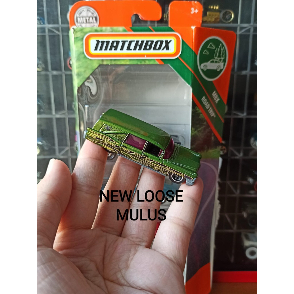 Matchbox 1963 Cadillac Hearse Loose From 5-Pack Giftpack MBX Coffee Cruisers 2018 Metalflake Green T