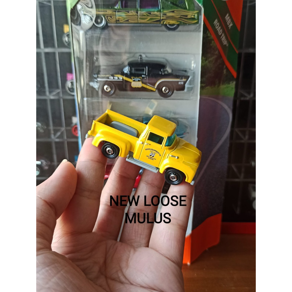 Matchbox 1956 Ford Pickup Mooneyes Moon Eyes Loose From 5-Pack Giftpack MBX Coffee Cruisers 2018 Kun