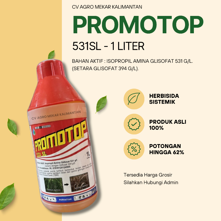 PROMOTOP Herbisida Sistemik 531SL 1 LITER