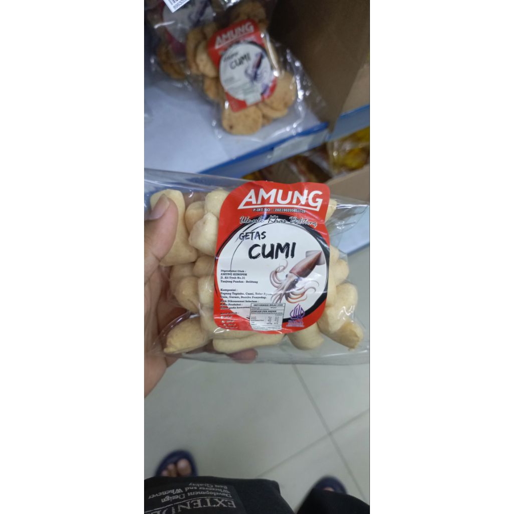 

Kerupuk cumi belitung