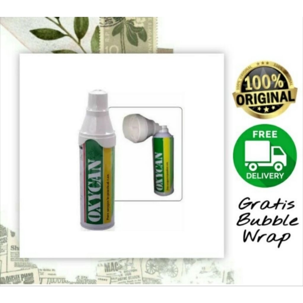 Oxycan 500 CC / Oksigen Portabel / Oksigen Kaleng