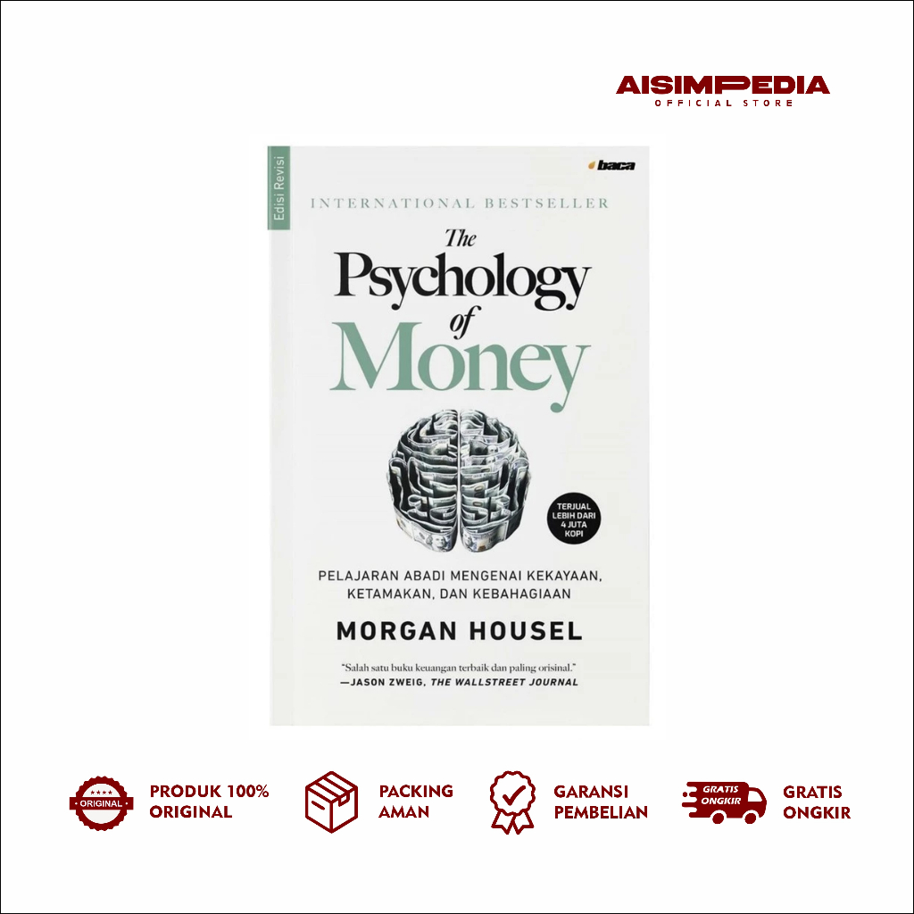 AISIMPEDIA - Buku The Psychology of Money - Psikologi Of Money Pengelolaan Uang - Morgan Housel