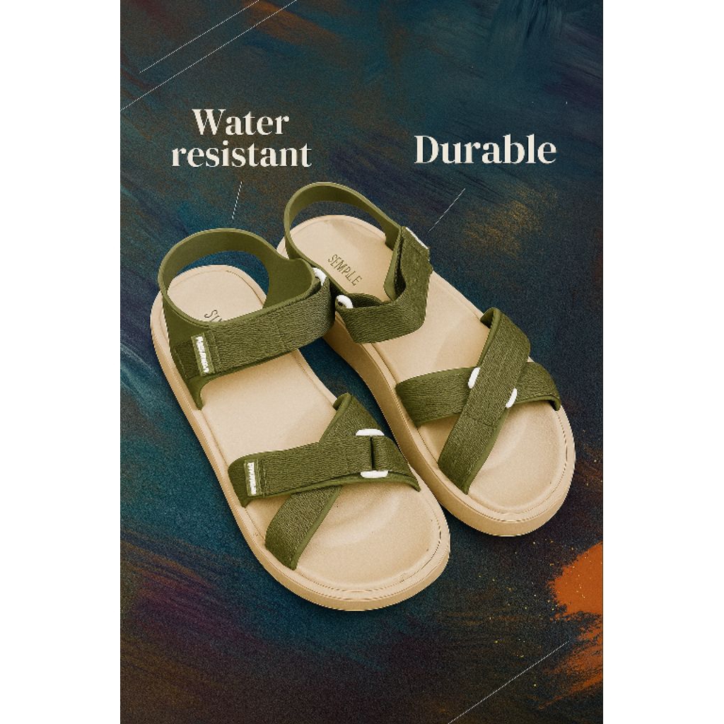 SANDAL UNISEX COWOK/WANITA, DEWASA BEPERGIAN NYAMAN PREMIUM, SANDAL GUNUNG CEWEK/COWOK