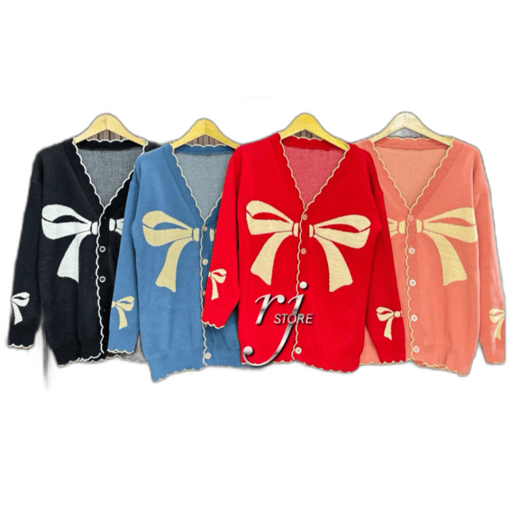 Ribbon Cardigan / Coquette Cardigan Premium / Cardigan Knitt Premium / Coquette