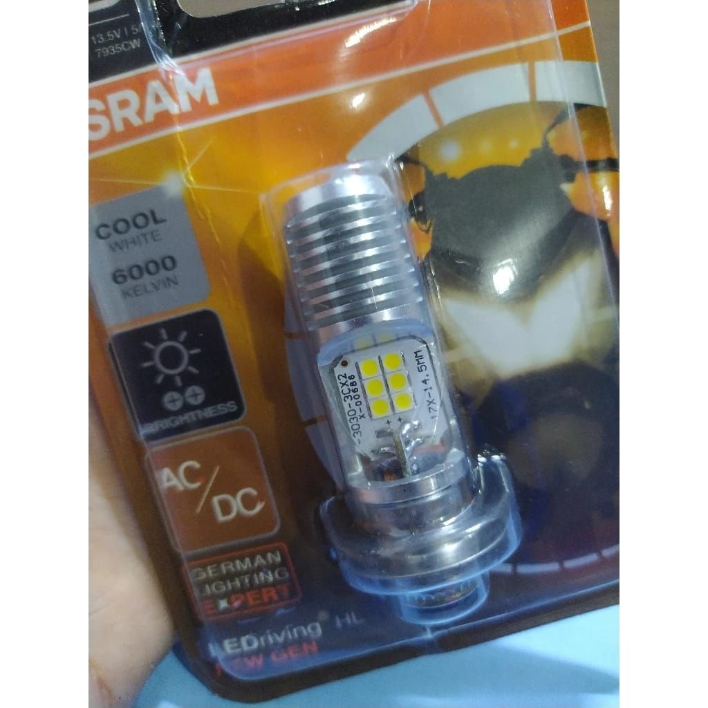 BOHLAM DEPAN LED OSRAM BOHLAM LED OSRAM MOTOR BEBEK MATIC VARIO HONDA YAMAHA SUZUKI BEAT SUPRA