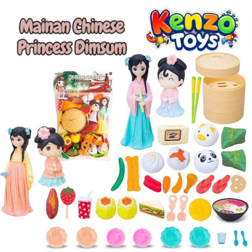 KenzoToys Mainan Chinese Girl Dimsum Chinese Food