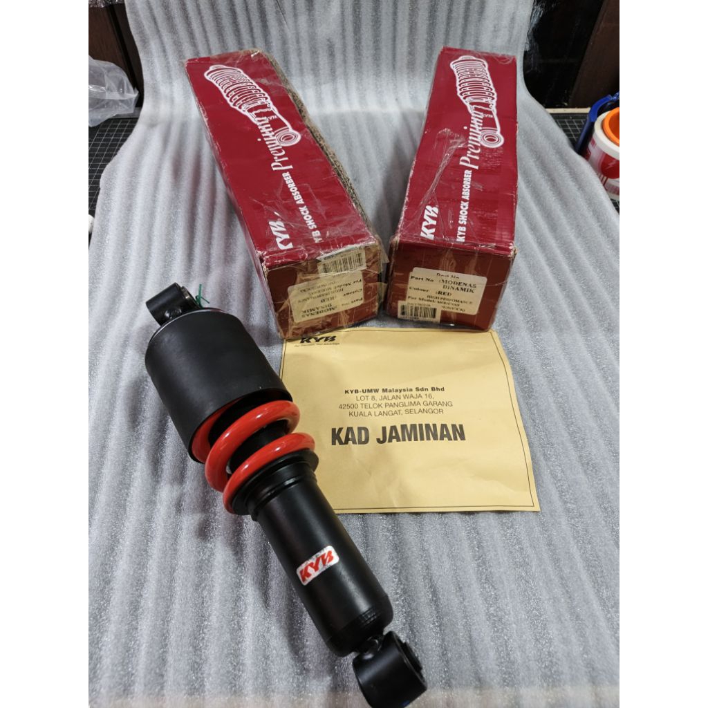 Shock breaker Belakang Monoshock Belakang Kayaba KYB Original NOS + Kartu Garansi Modenas Dinamik Su