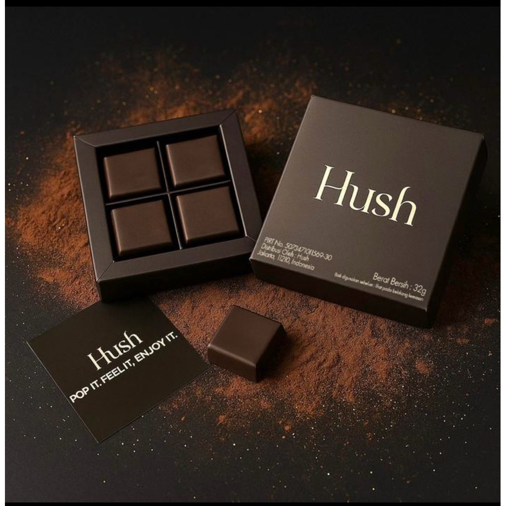 

Hush Chocolate Dark Milk Chocolate 32gram