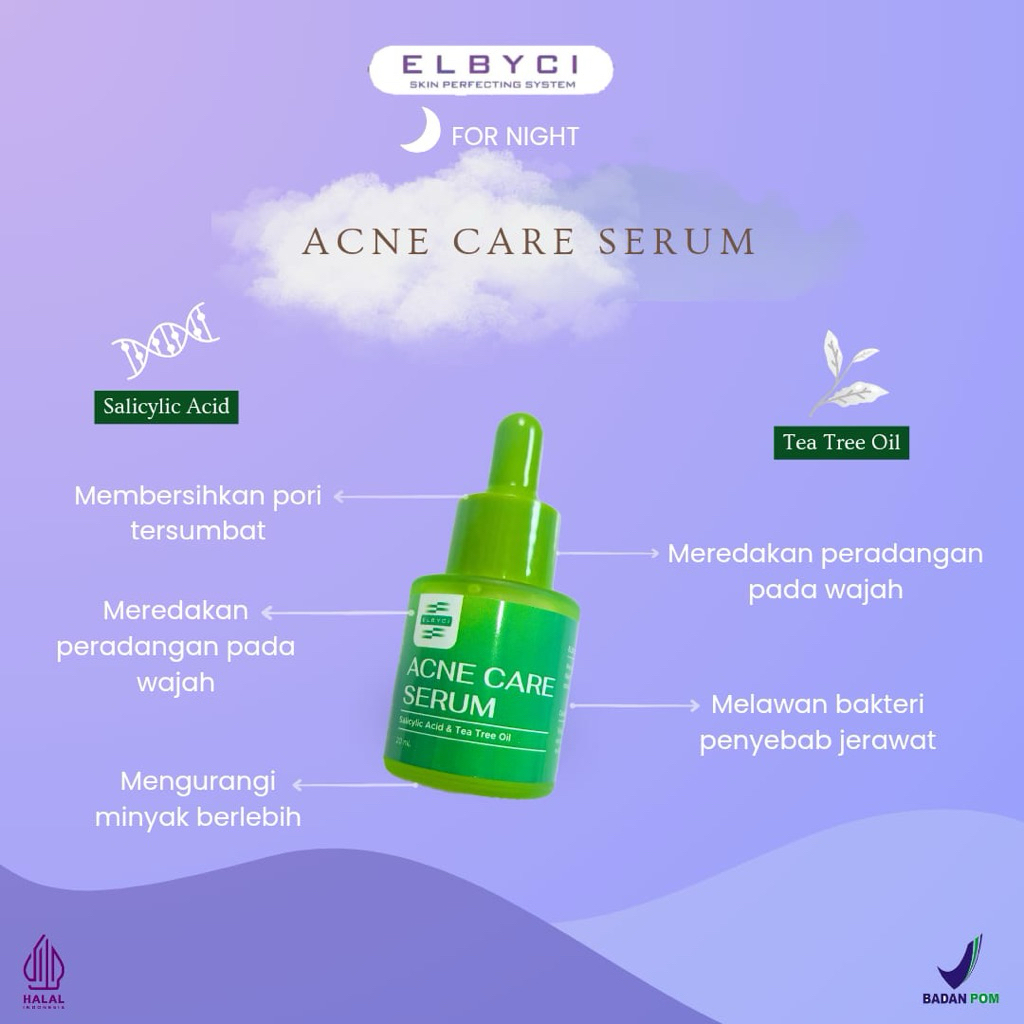 ELBYCI SKINCARE ACNE CARE SERUM Perawatan kulit berjerawat