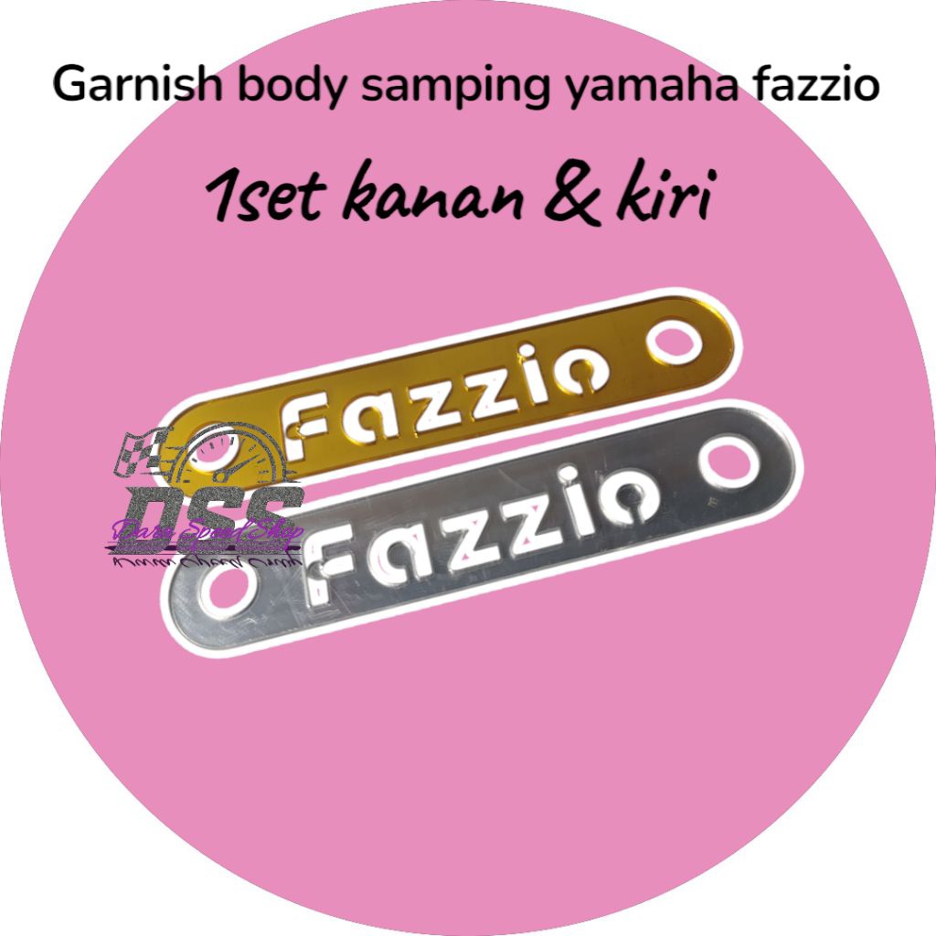 garnish panel body samping yamaha fazzio aksesoris body fazzio garnish fazzio garnish akrilik