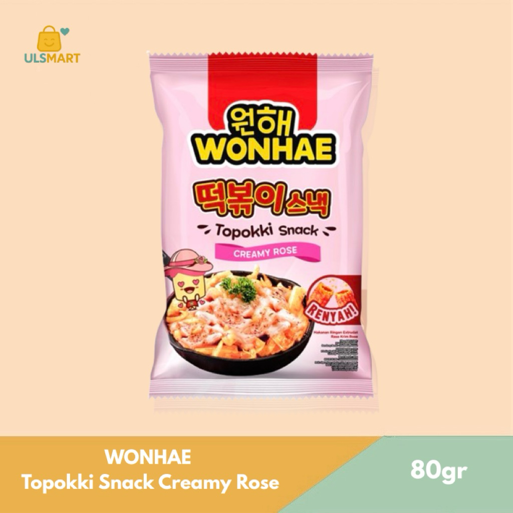 

WONHAE Topokki Snack Creamy Rose 80 g