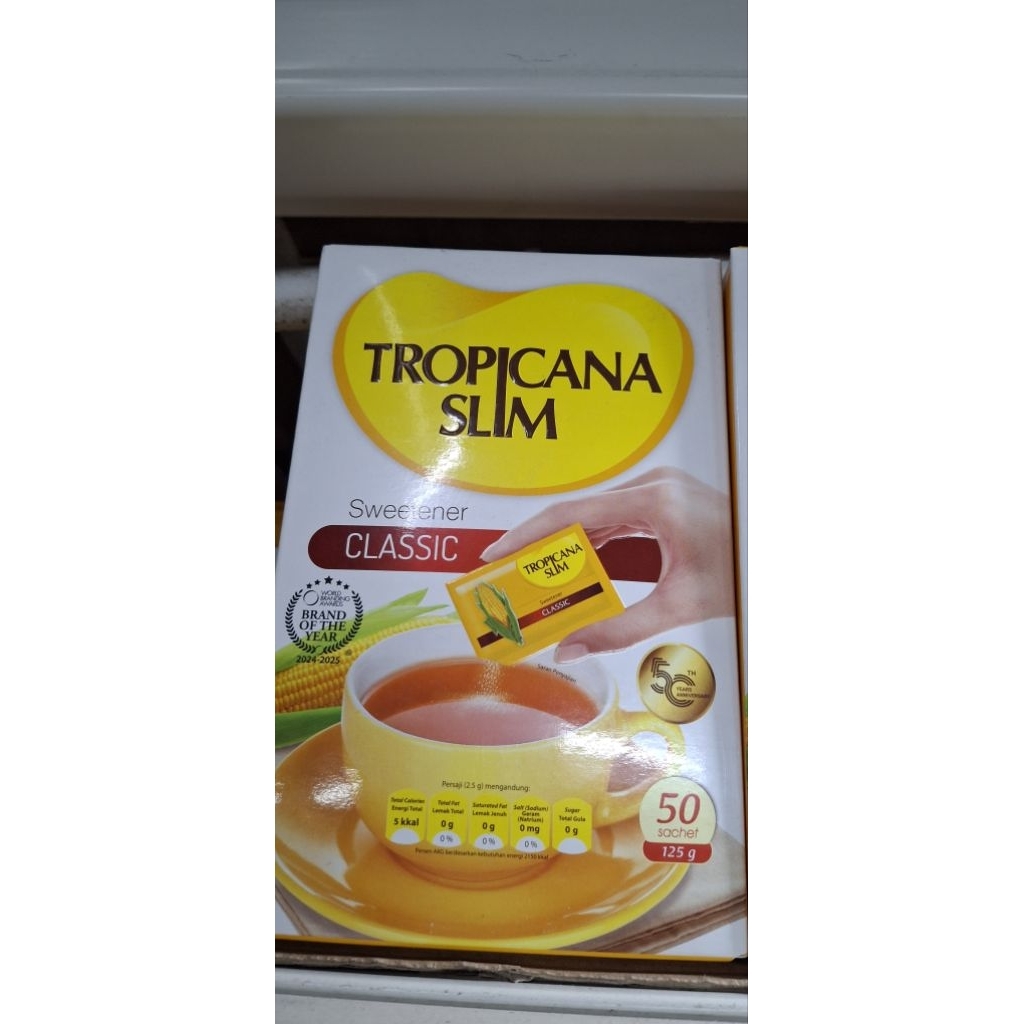 

TROPICANA SLIM sweetener clasic 50 sachet