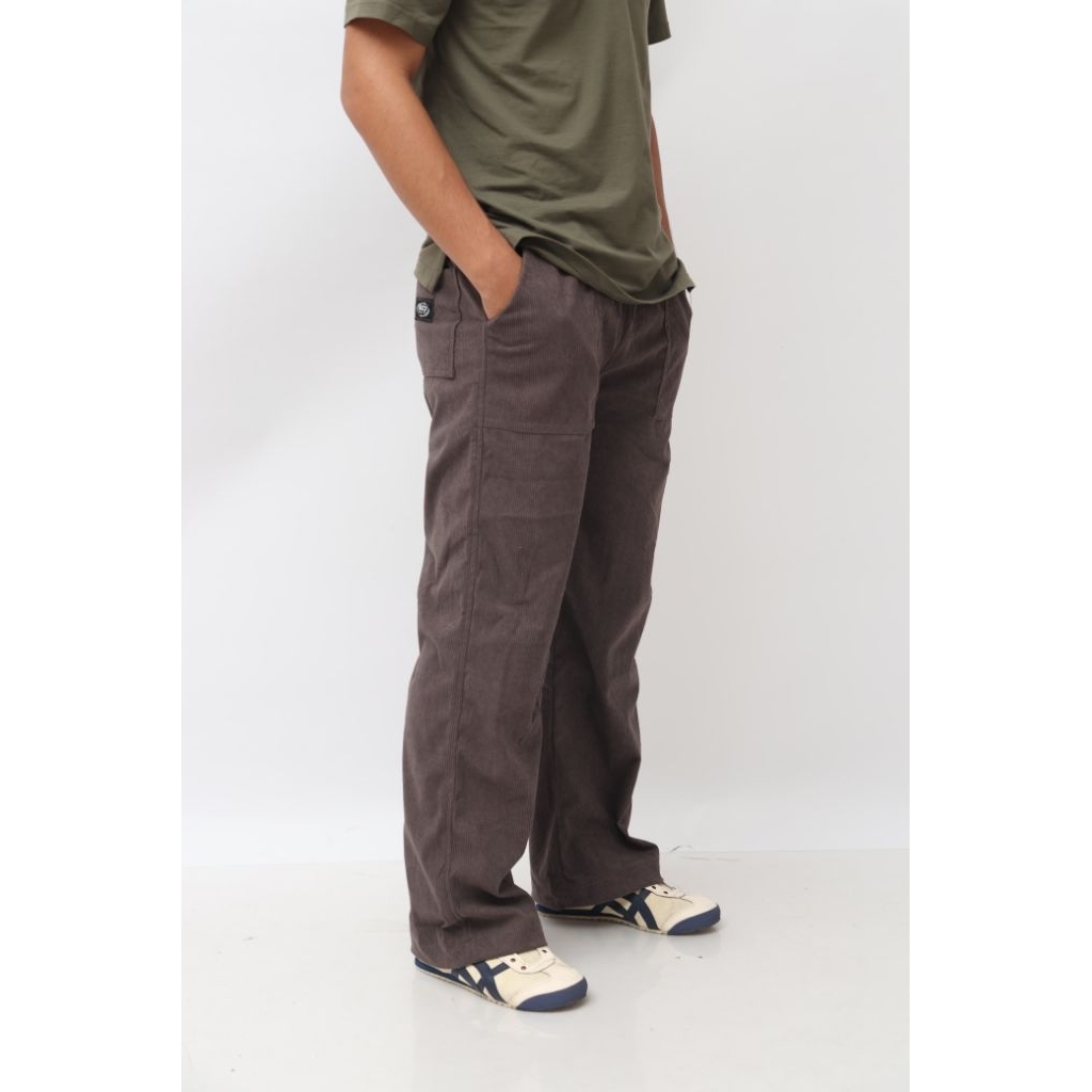 celana coduroy celana panjang lelaki coduroy