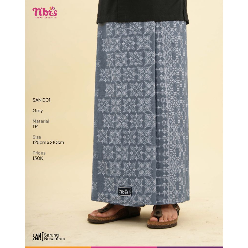 SARUNG NIBRAS, SARUNG NUSANTARA NIBRAS SAN 001