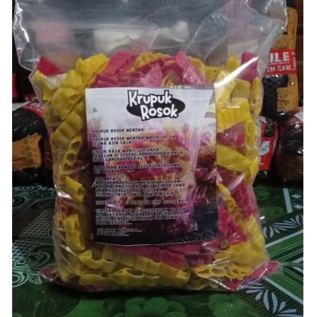 

Krupuk Rosok krupuk ndalepok krupuk melarat krupuk viral Mentah netto 1kg