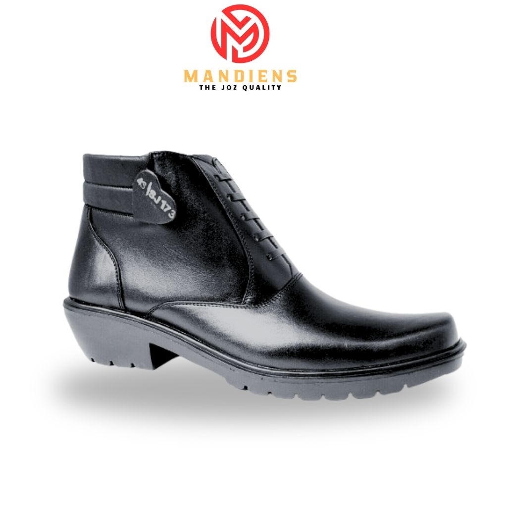 Medali K173 - Sepatu Boots Pdh Kulit Asli Original - Sepatu Pdh Tni Polri Dishub Satpam Jenggel Cowb