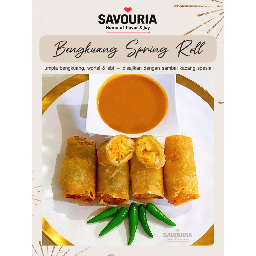 

Bengkuang Spring Roll / Lumpia Bengkuang isi 5pcs + Saus Kacang
