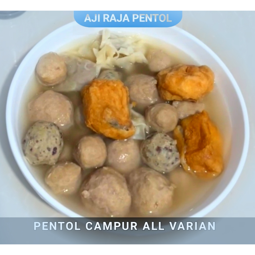 

PENTOL BAKSO CAMPUR PAKET KOMPLIT ALL VARIAN GRATIS BUMBU & STYROFOAM BOX